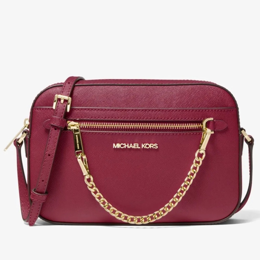 Michael Kors Womens Medium Logo Convertible Crossbody Bag